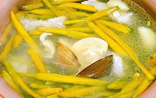 金針花海帶湯功效