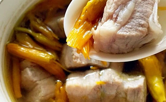 金針花蛋花湯 營養