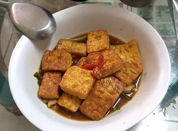 素食紅燒豆腐