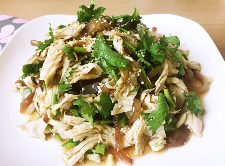 涼拌豆皮木耳做法