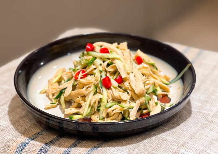 涼拌豆皮小黃瓜做法 涼拌豆皮小黃瓜做法