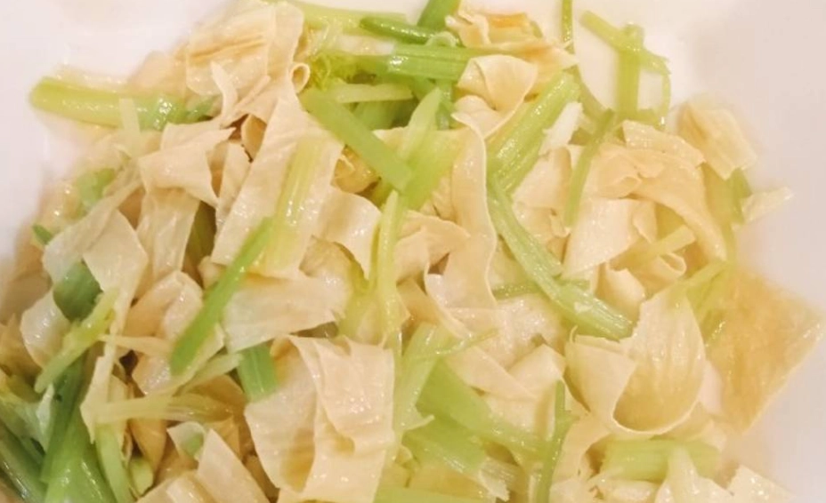 涼拌豆皮芹菜食譜