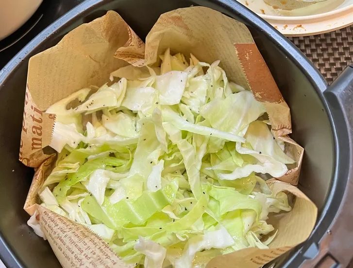 高麗菜氣炸鍋做法