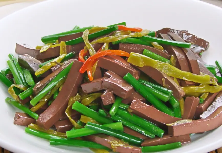 韭菜炒鴨血餐廳 韭菜炒鴨血餐廳