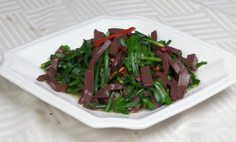 韭菜炒鴨血食譜 韭菜炒鴨血食譜