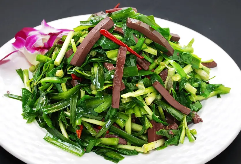 韭菜炒鴨血食譜 韭菜炒鴨血食譜
