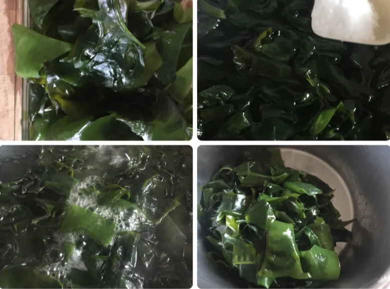 乾海帶芽清洗 乾海帶芽清洗