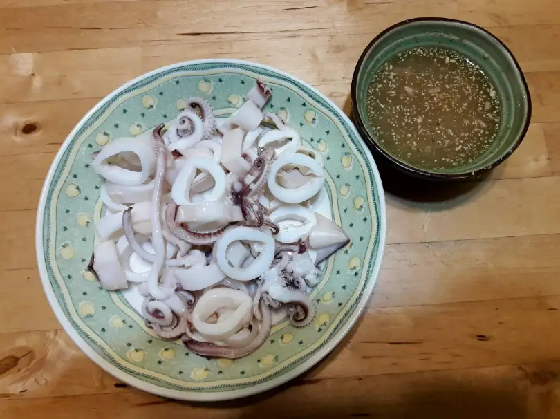 川燙魷魚做法