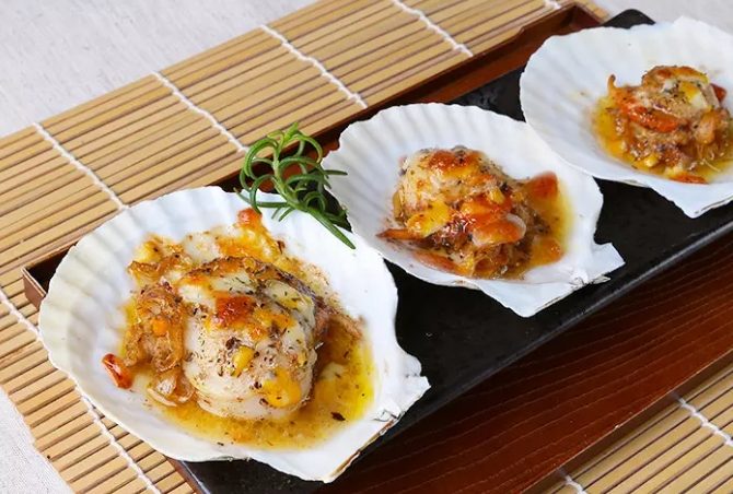 扇貝料理