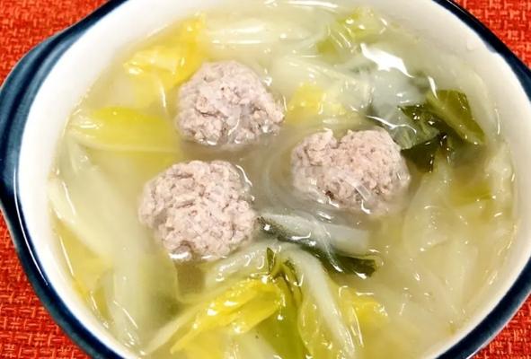 自製蒜味肉羹湯