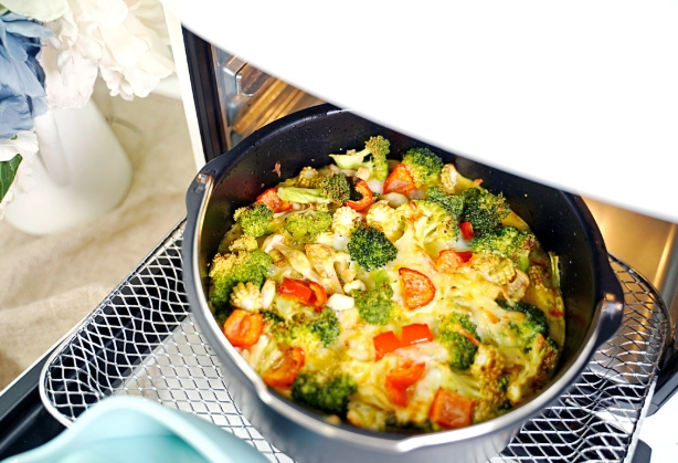 菜心氣炸鍋做法