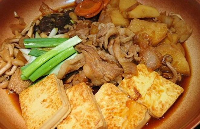 壽喜燒豆腐做法