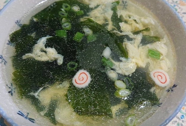 海帶芽蛋花湯 營養