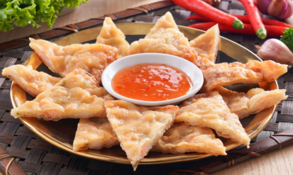 月亮蝦餅煎做法