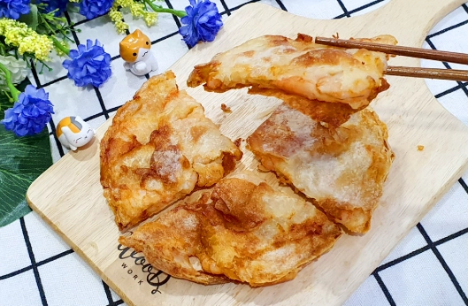 氣炸鍋蝦餅做法