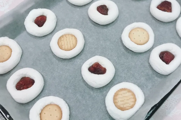 棉花糖餅乾做法