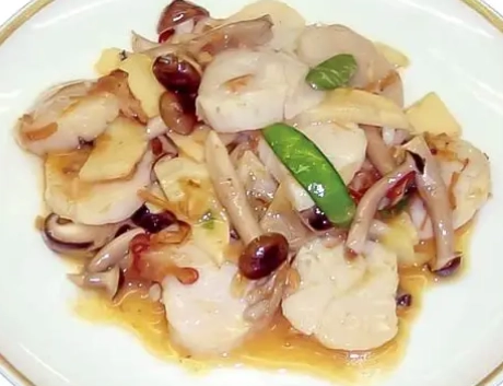 炒扇貝料理