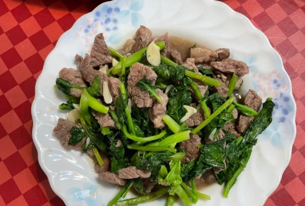 牛肉炒芥蘭技巧